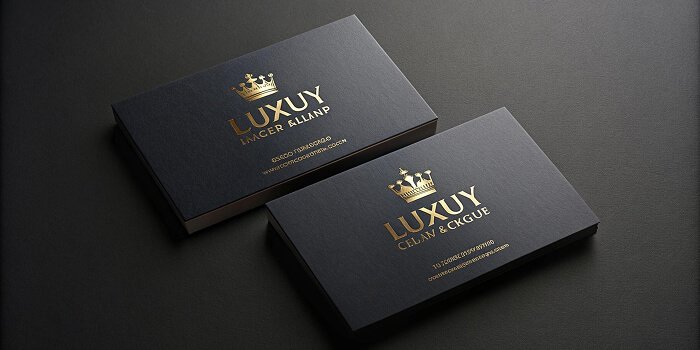 luxury business card design